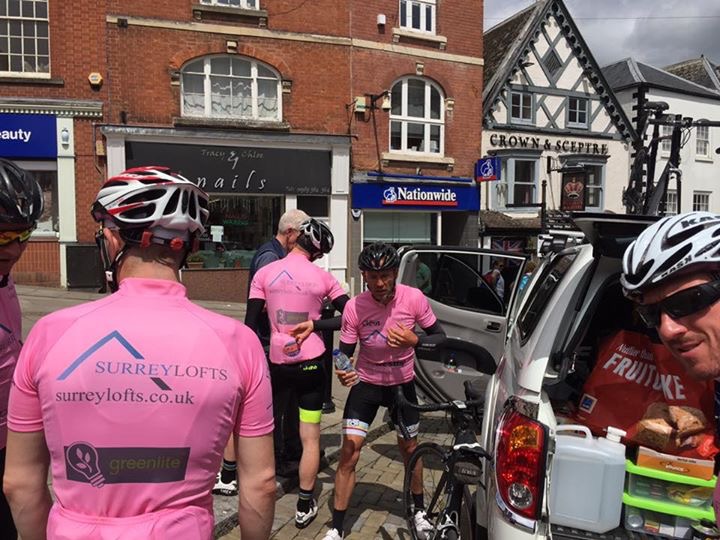 Surrey Lofts Sponsor Bella in Sella Bike Ride in aid of Breast Cancer