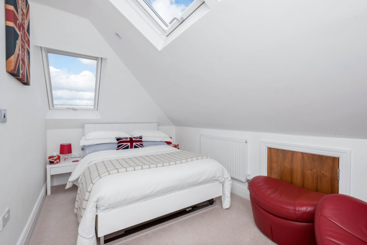 Bedroom of a Wimbledon Converted Loft