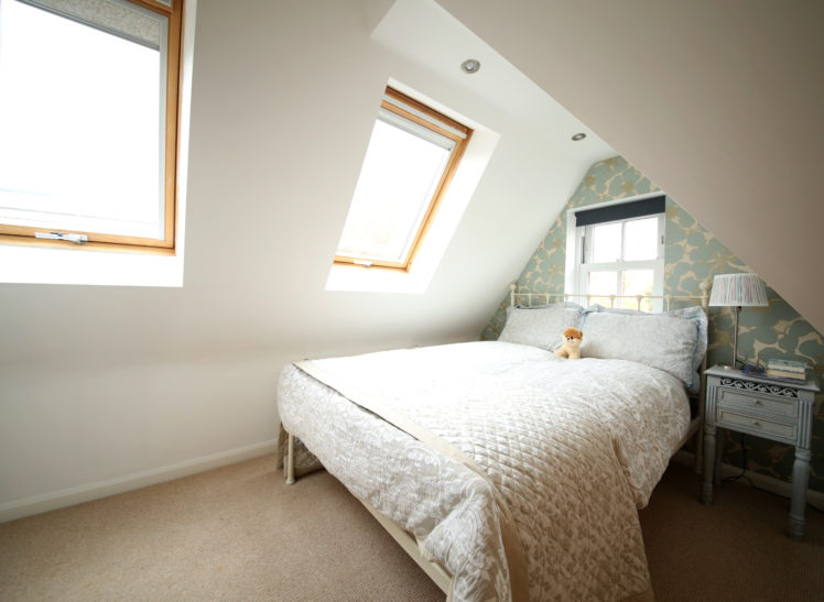 How a Bedroom might look in a Converted Loft in Fulham